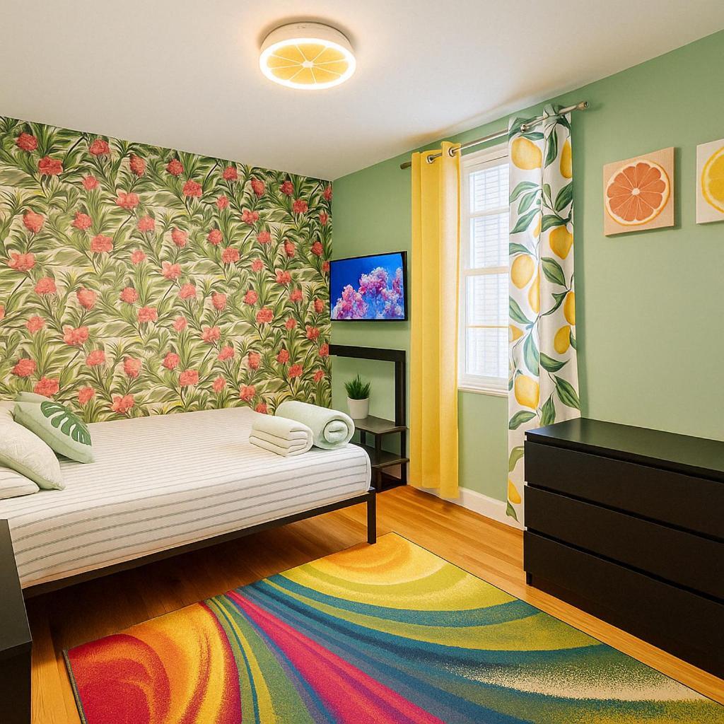 Tropical Comfort Room In Harlem Cozy Stay With Snacks & Style New York Eksteriør bilde