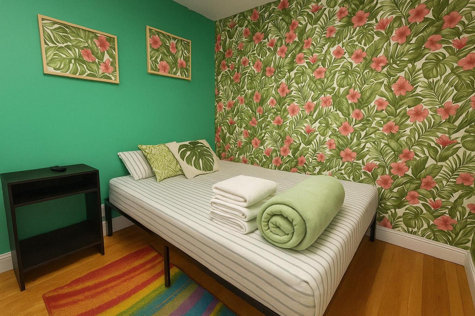 Tropical Comfort Room In Harlem Cozy Stay With Snacks & Style New York Eksteriør bilde