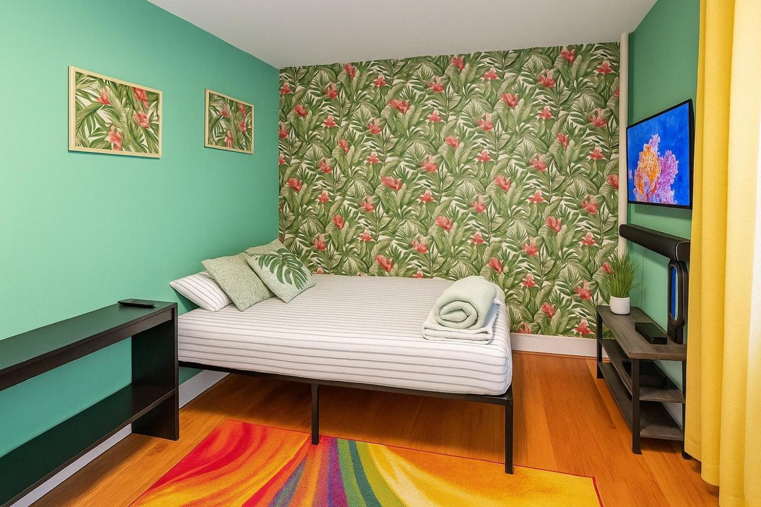 Tropical Comfort Room In Harlem Cozy Stay With Snacks & Style New York Eksteriør bilde