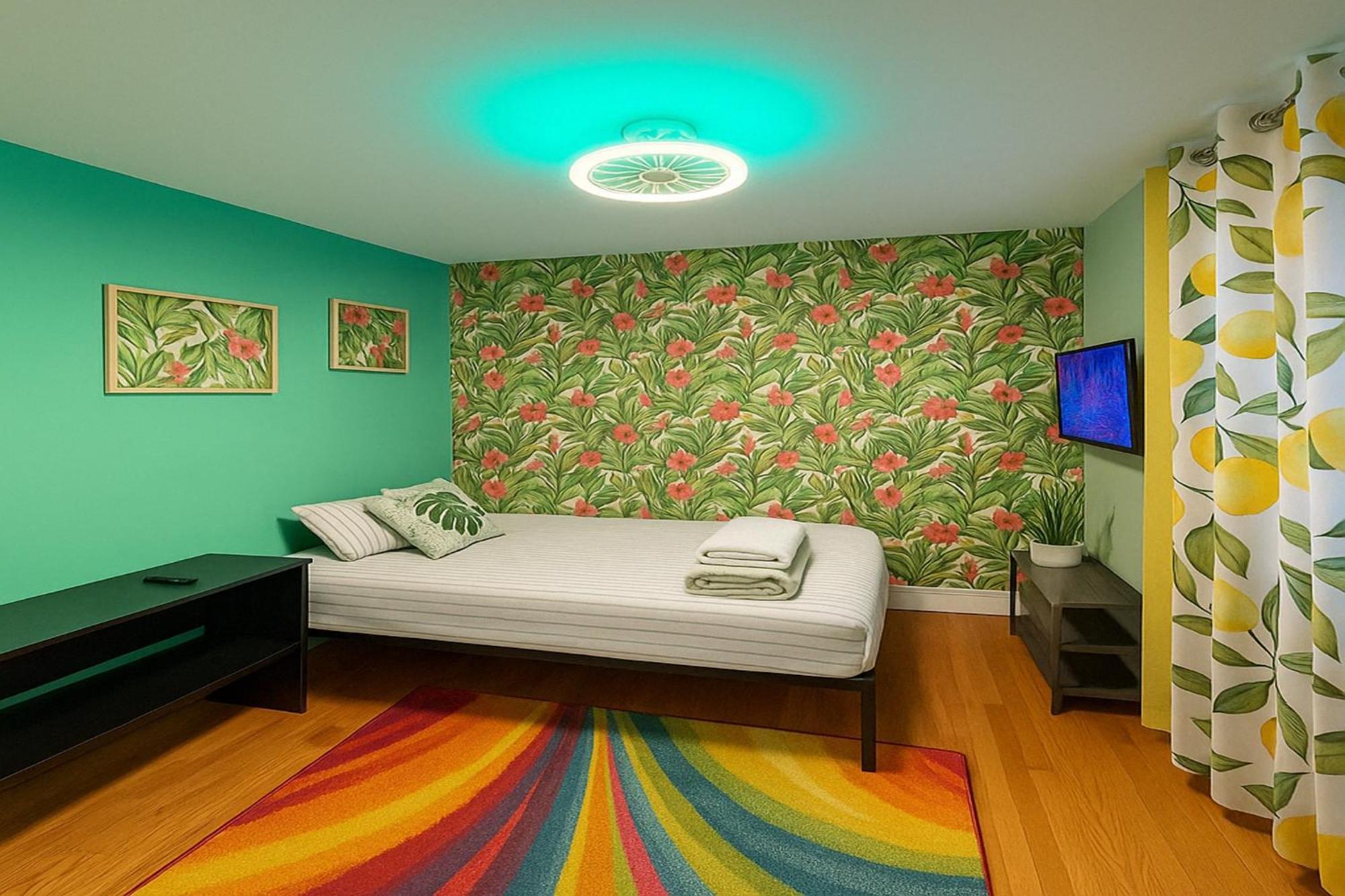 Tropical Comfort Room In Harlem Cozy Stay With Snacks & Style New York Eksteriør bilde